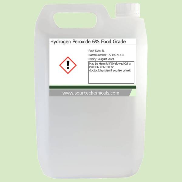 HYDROGEN PEROXIDE 6% 20VOL 5L