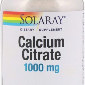 Solaray Calcium Citrate 1000mg 120 Veg Caps
