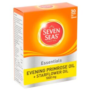 SEVEN SEAS EVENING PRIMROSE+STARFLOWER OIL CAPS 1000MG