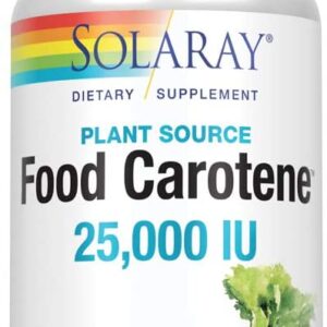 Solaray Food Carotene Vitamin A 50 Veg Caps