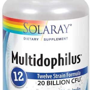 Solaray Multidophilus 12 Strain Probiotic 20 Bil CFU 50's