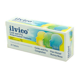 Ilvico Cold & Flu Tablets 20 Pack