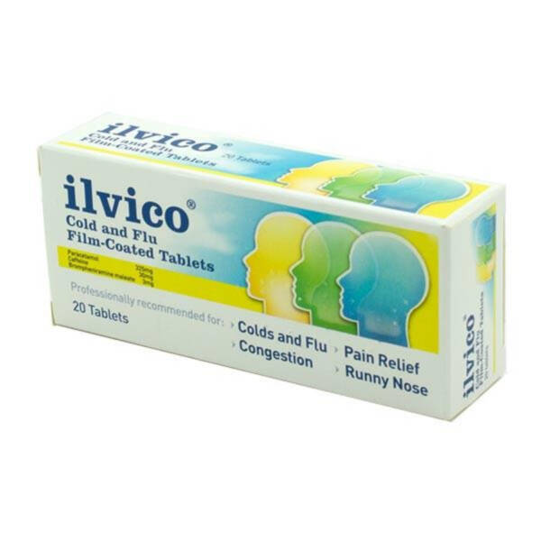 Ilvico Cold & Flu Tablets 20 Pack