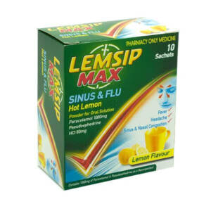 Lemsip Max Sinus & Flu Hot Lemon 10 Pack
