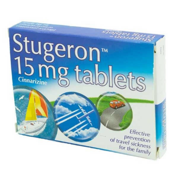Stugeron 15mg Cinnarizine Tablets 15 Pack