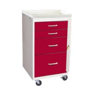Mini Series 4-Drawer Emergency Cart