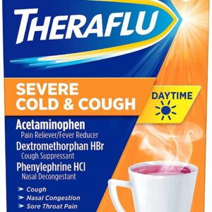 Theraflu Severe Cold & Cough Daytime Berry Flavor Sachets 6's