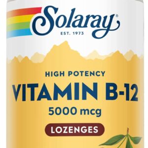 Solaray Vitamin B-12 5000mcg Lozenges 30's