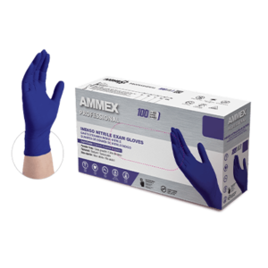 Ammex Nitrile Powder Free Glove ? Medium