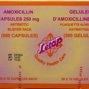 AMOXICILLIN CAPSULE 250 LETAP PER CAPSULE