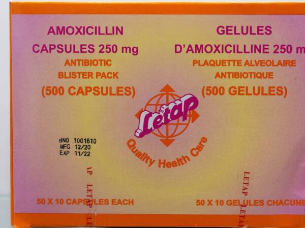 AMOXICILLIN CAPSULE 250 LETAP PER CAPSULE