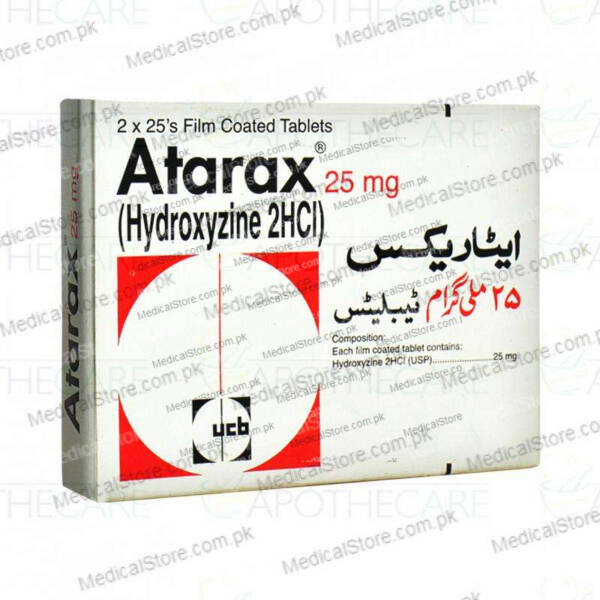 Atarax tablet 25 mg 50?s