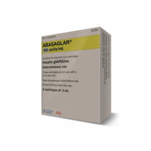 Abasaglar Cartridge Box (3ml x 5 cartridges) | The solution for injection in a cartridge