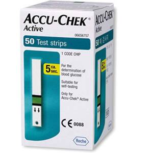 Accu Chek Active Strips x 50