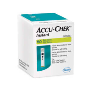 Accu-Chek Instant Strips | Blood sugar test kit (50 PCS pack)