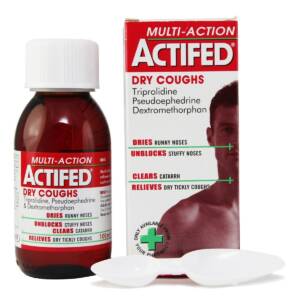 ACTIFED DRY COUGH SYRUP 100ML