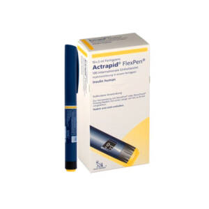 Actrapid FlexPen 100 IU/ml, Box (5 X 3 ml) the solution for injection in pre-filled pen