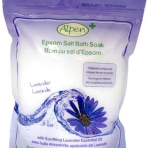 Alpen Epsom Salt Bath Soak Lavender