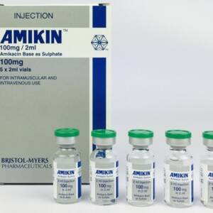 AMIKIN INJECTION (AMIKACIN) 100MG/2ML 5?S
