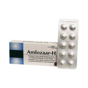 AMLOZAAR-H (AMLODIPINE 5MG + LOSARTAN 50MG + HTZ)