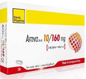 AMVA DENK 10/160 MG X 28 TABS