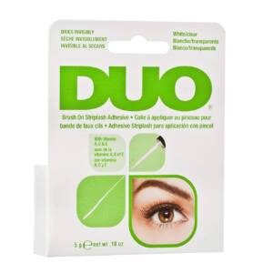 Ardell Duo Brush On Striplash Adhesive White Clear