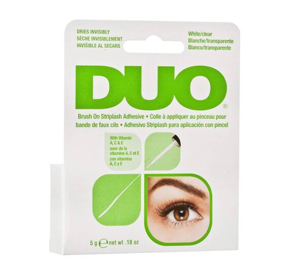 Ardell Duo Brush On Striplash Adhesive White Clear