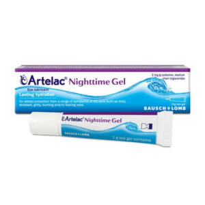 Artelac Nighttime Gel Lasting Hydration For Irritated Dry Eyes 10g.