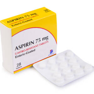 ASPIRIN 75MG ENTERIC COATED 56?S BRISTOL
