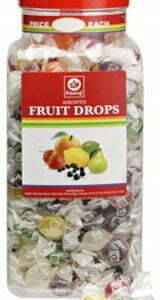 Fitzroy Assorted Fruit Drops Jar