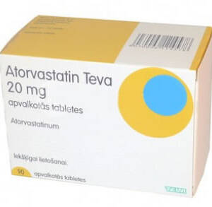 Atorvastatin 10mg  (Teva)