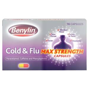 BENYLIN COLD AND FLU MAX STRENGTH CAPS 16S