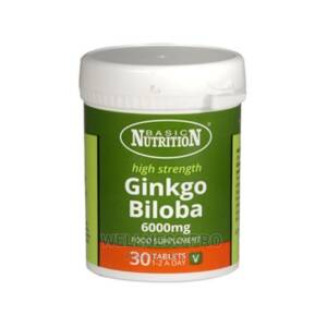BASIC NUTRITION GINKGO BILOBA 6000MG 30?S