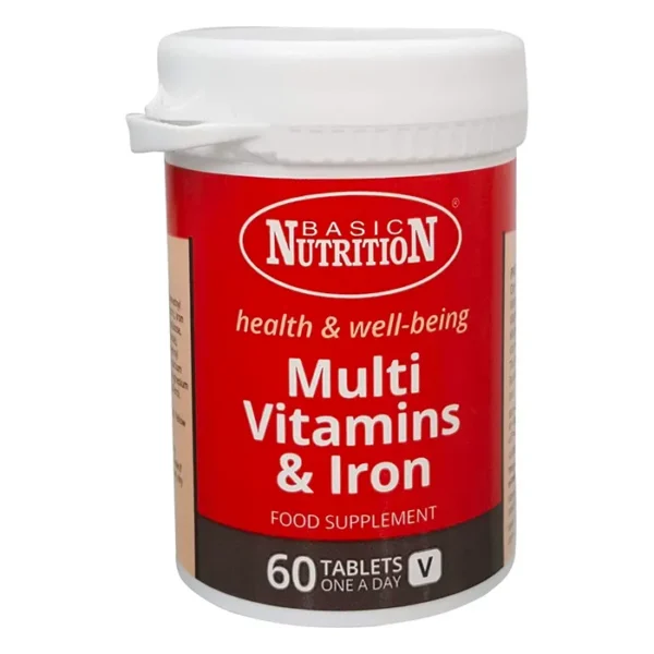 BASIC NUTRITION MULTIVITAMINS & IRON TABS 60?S