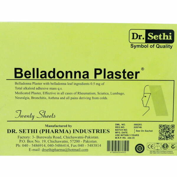 Belladonna Plaster (20?S)