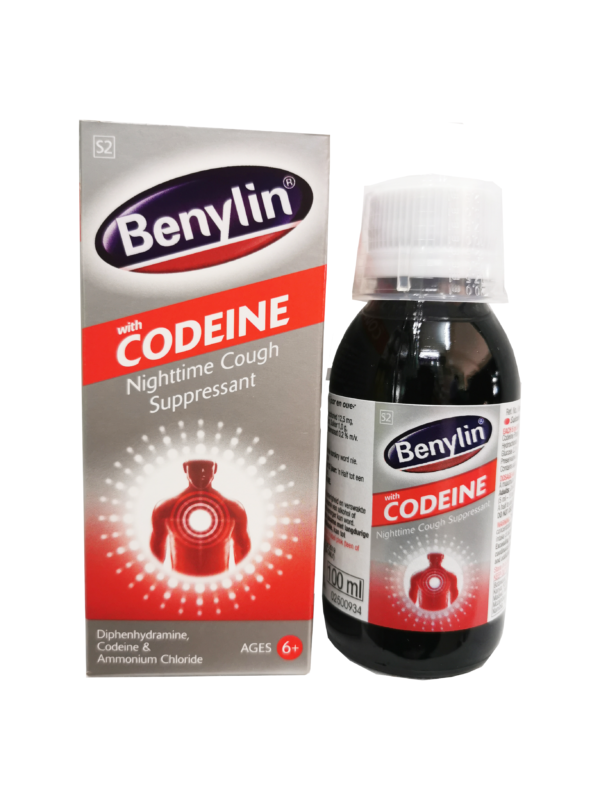 BENYLIN CODEINE 14/5.7/11MG / 5ML 100ML SYRUP