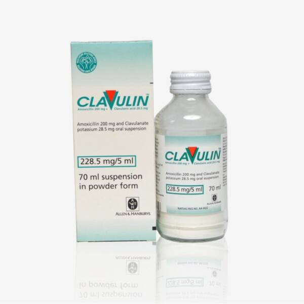 CLAVULIN SUSPENSION 228MG/5ML 70ML