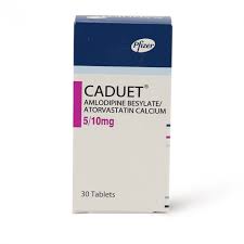 AMLODIPINE/ATORVASTATIN (CADUET) 5/10MG TABS 30?S