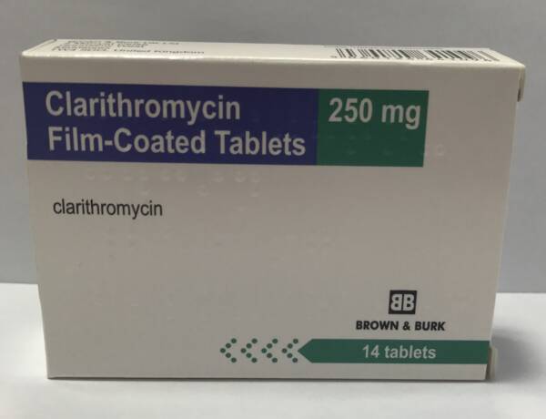 CLARITHROMYCIN TABS 250MG 14? (ECL)