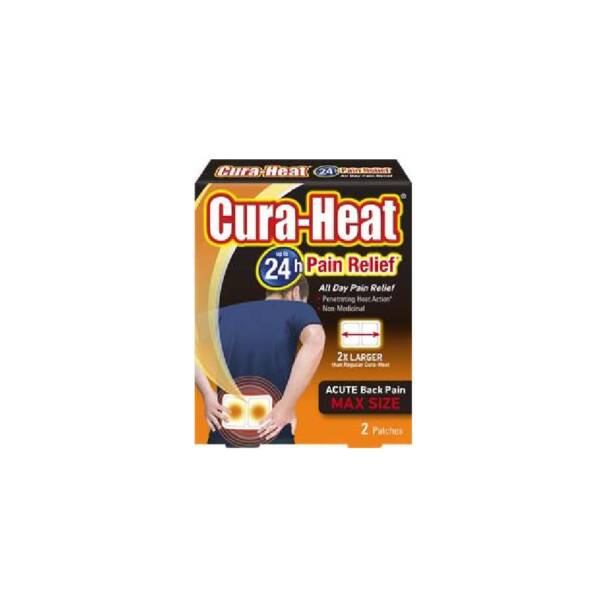Cura-Heat pain relief 2 pack