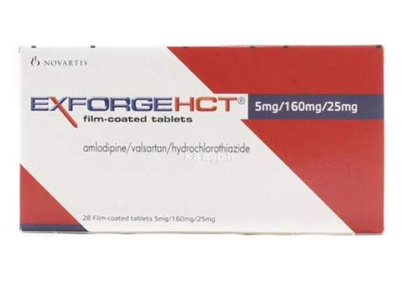 EXFORGE HCT 5/160/25MG 1 x 28