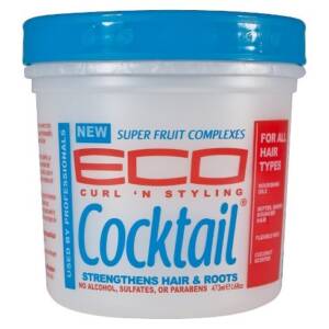 Eco Curl N Styling Custard Cocktail Strengthens Hair & Roots 16 fl oz