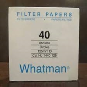 FILTER PAPER 15CM  NO 40 (WHATMAN) PKT