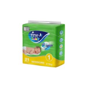 Fine Baby Diapers DoubleLock Technology Size 1