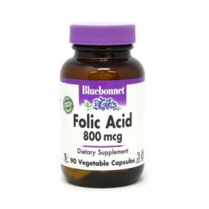 Bluebonnet Folic Acid 800 mcg