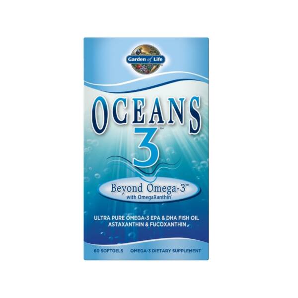Garden of Life Oceans 3 Beyond Omega-3 w/ OmegaXanthin