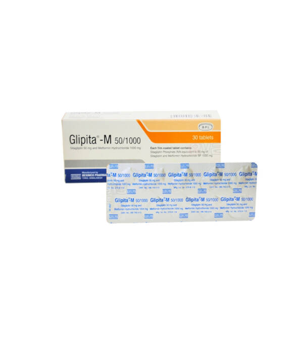 Glipita M 50/1000 Tab/Per Box (10pcs)