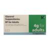 Glycerol 4g Suppositories For Adults 12 Pack