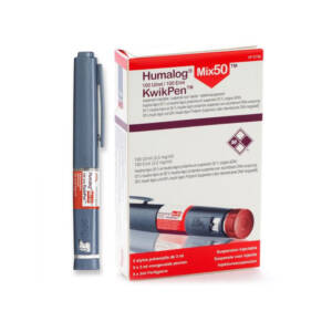 HUMALOG Mix 50/50 KwikPen Insulin Pen, 1Box (3ml X 5) Prefilled Pen