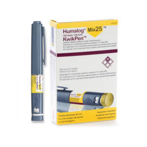 Humalog Mix 75/25 KwikPen insulin pen 100 u/ml, 1Box (3ml X 5) Prefilled Pen